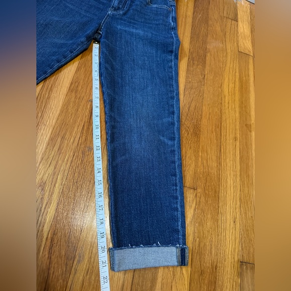 pilcro and leatherpress cuffed straight leg jeans by anthropologie - Picture 6 of 7
